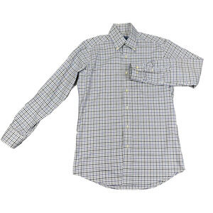 Sero by Forsythe Men's Small Long Sleeve Non-Iron Slim-Fit Plaid Button-Down
